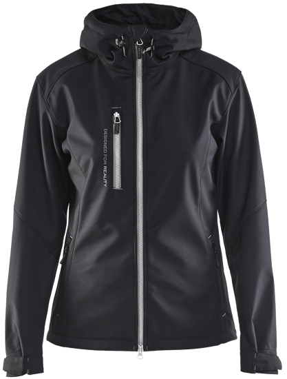 Bild på Blåkläder Jacka Softshell 49192517 Dam Svart/Silver