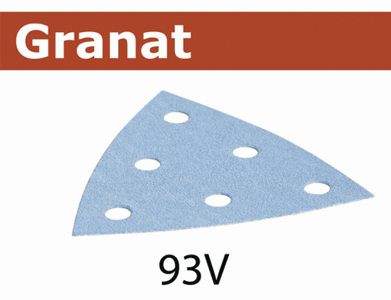 Bild på Festool V93 Trekantsslippapper 50-100ST GRANAT