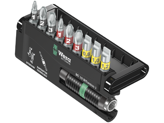 Wera 8700-9/BTZ Bitssats 10-delar