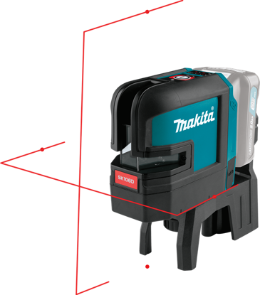 Makita SK106DZ Kors-/Punkt-/Linjelaser 12V - TOOLAB.SE