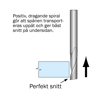 Cobolt Spiralfräs D=5 L=16 TL=64 S=6