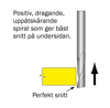 Cobolt Spiralfräs D=8 L=38 TL=76 S=8