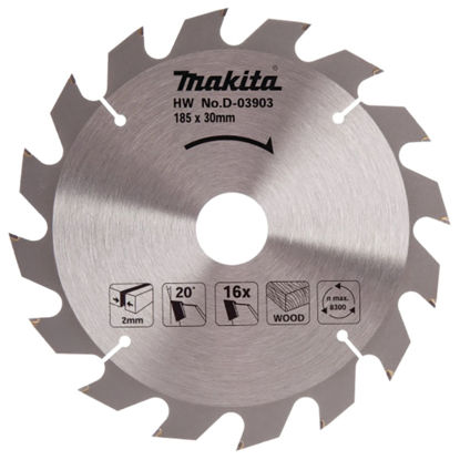 Makita D-03903 Sågklinga 185x30x2mm 16T