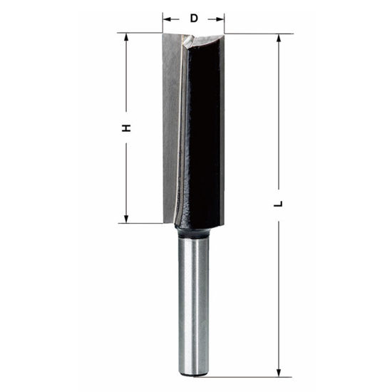 Delver Bottenskärande Notfräs 12×45×90mm S=8mm | toolab.se