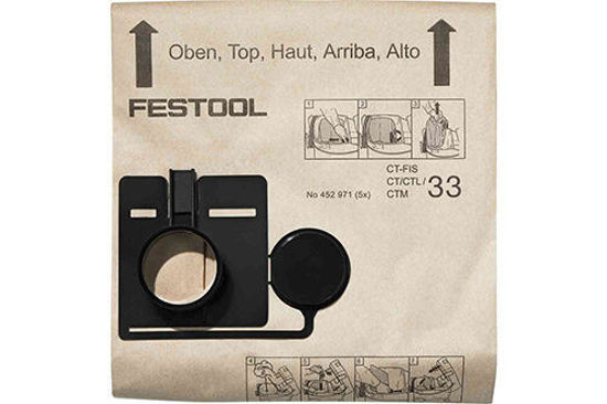 Bild på Festool Dammpåse 5-P (CT33)