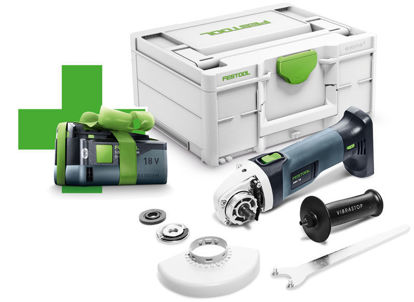 Festool AGC 18-125 EB-Basic-5,0  Vinkelslip 18V 125mm (1x5,0ah)