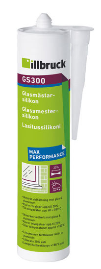 Tremco illbruck Glasmästarsilikon GS300 Trans 0,31L