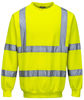 Portwest B303 Sweatshirt Gul Varsel Hi-Vis KL3