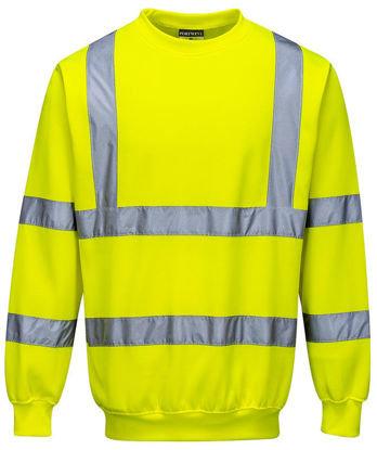 Portwest B303 Sweatshirt Gul Varsel Hi-Vis KL3