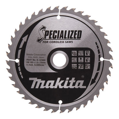 Makita B-32960 Sågklinga Specialized T.C.T, 165x20mm 40T