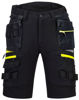 Portwest DX444 Hantverkarshorts med 4-vägs Stretch Svart