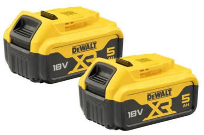 DeWalt DCB184P2 Batteriset 18V XR (2x5,0Ah)