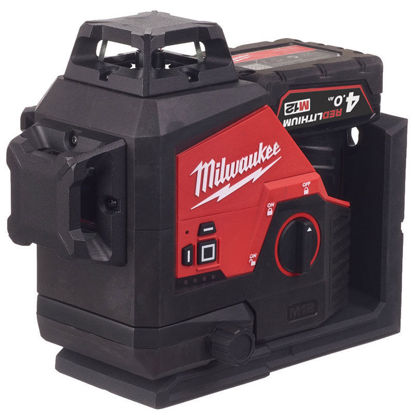 Milwaukee Treplanslaser Grön M12 3PL-401C 12V (1x4,0ah)