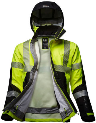 Helly Hansen ICU SHELL JACKET Varseljacka 369 Gul/Svart med Reflex