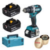 Makita DDF484RT3J Borrskruvdragare 18V LXT (3x5,0ah) Limited Edition + Klocka