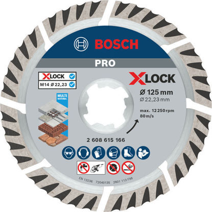 Bosch X-LOCK Diamantkapskiva Unviersal STD 125mm